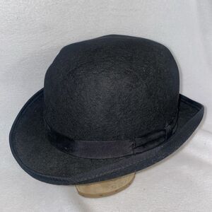 Capas hat Black Wool Derby Bowler Fedora magic Untouchables Al Capone XL